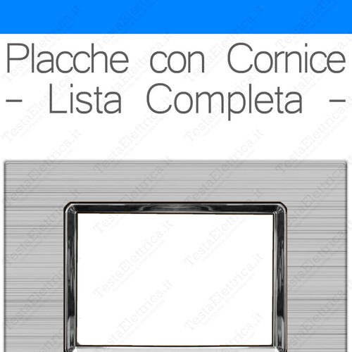 Placche 6 moduli - 3, 4