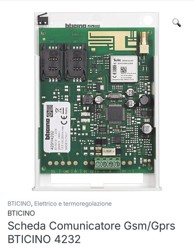 Bticino scheda comunicatore - scheda,