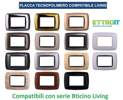 Placche bticino living - placche,