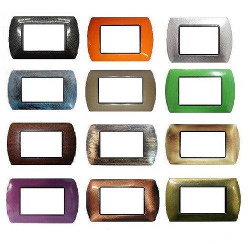 Placca metallo compatibile - placca,