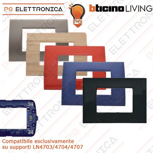Placche bticino living light - bticino,
